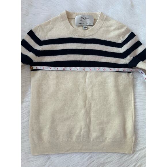 J. Crew Cream and Black Striped Sweater - Picture 12 of 15